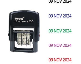 Personalized adjust Date Stamps, Date and Name Stamps,Teacherdate Stamps, checked by date stamps, teacher gift, Custom gift