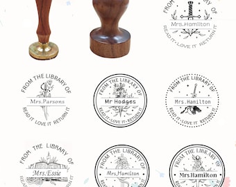Custom From the library of stamp| Sword Stamp |Personalized BOOK Stamp| Library Stamp|Gift for book lover|Book Stamps|Gift for Book lover
