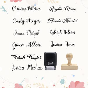 Personalised  Name Stamps, Teacher Name Stamp, signature stamp, Teacher Name Stamps, Custom Name Stamps, Stamps, Best Gift