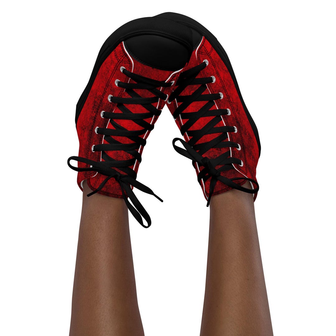 Red Lumberjack Women's High Top Shoes