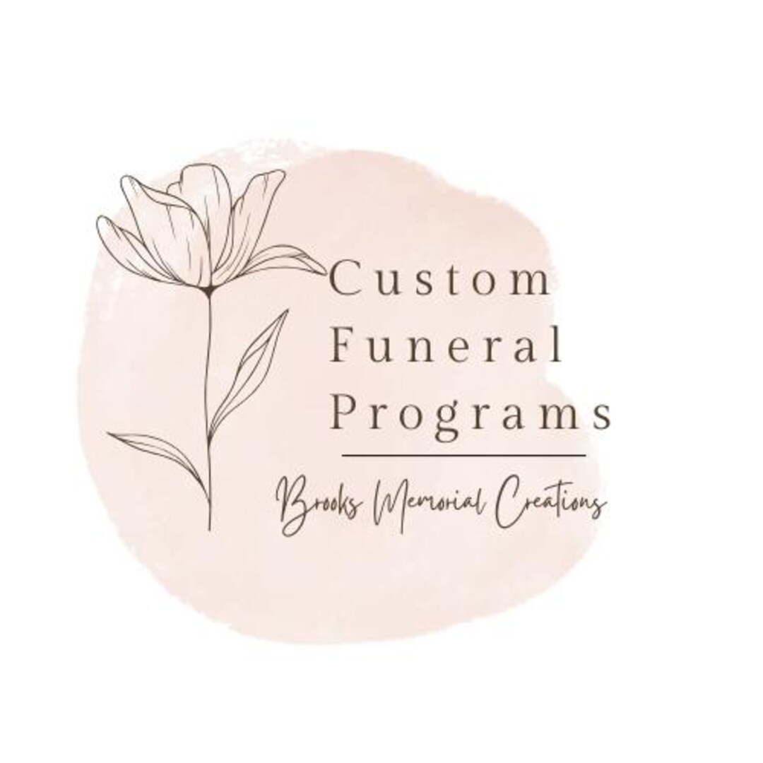 Custom Funeral Program Design | Personalized Memorial Keepsakes ...