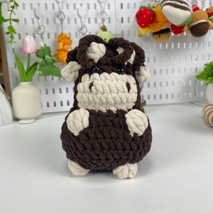 Highland Kuh häkeln Handarbeit, niedliches Highland Kuh Plüsch, Amigurumi Highland Kuh, benutzerdefinierte Highland Kuh Spielzeug, personalisierte Highland Kuh