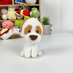Handmade Tiny Beagle Dog Crochet, Custom Amigurumi Beagle, Cute Crochet Beagle Puppy, Personalized Tiny Dog Plush, Beagle Crochet Toy