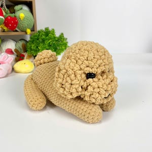 Handmade Poodle Crochet Dog, Custom Amigurumi Poodle, Cute Crochet Poodle Puppy, Personalized Poodle Plush, Poodle Crochet To