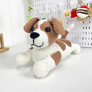 Jack Russell Terrier Dog Handmade, Cute Crochet Jack Russell Terrier, Custom Crochet Jack Russell Terrier, Personalized Jack Russell Terrier