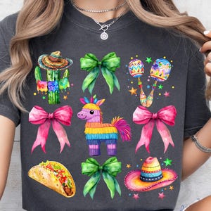 Coquette Cinco De Mayo Bow png, Coquette Cinco de Mayo png, Mexicaanse tequila png Margarita png, Fiesta png, Cinco de Mayo png