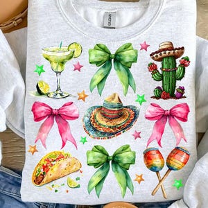 Coquette Cinco De Mayo Png, Preppy Cinco De Mayo Png, Mexican Png Tequila Png Margarita Sublimation, Fiesta Png Cinco De Mayo Png