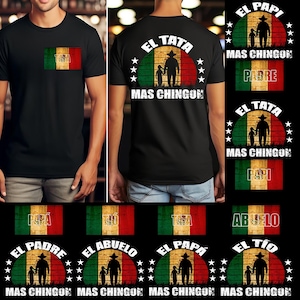 El Abuelo Mas Chingon Png Bundle, Regalos Para El Dia Del Padre, Mejor Papa Png, El Abuelo Mask Chingon, Mexican Flag, Spanish Dad Png