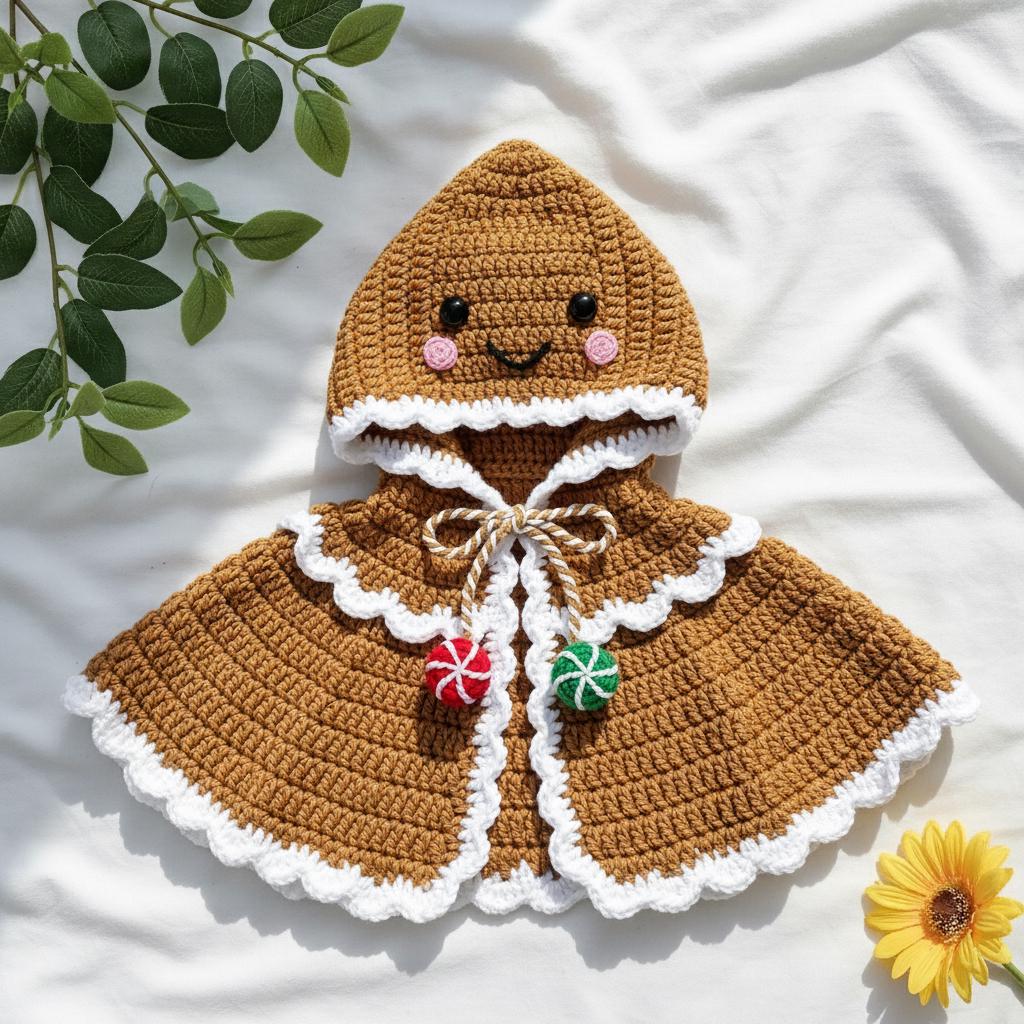 white christmas dresses Gingerbread Kitchen Set Crochet Pattern main image 1
