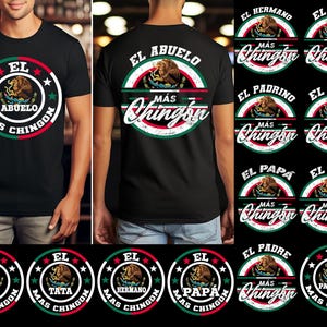 El Abuelo Mas Chingon Png Bundle, Papá Png, Regalos Para El Dia Del Padre, Papá Español Png, Bandera Mexicana Png, Regalo para papá