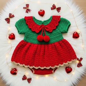newborn green christmas dress Baby girl Christmas dress, first Christmas dress, size 9 12 18 months, fluffy green emerald dress for girls, cute Baby Christmas outfit