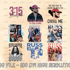 Russ Wild Tour Png, Into the Wild Tour Tee, Music Festival Apparel, Russ 2025 Concert Png, Wild Album Russ Png, Russ Fan Gift Png, Rap Merch