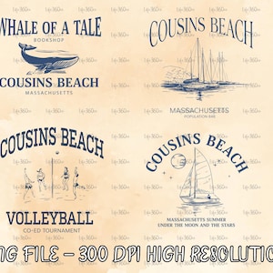 Cousins Beach Shirt TSITP Png, The Summer I Turned Pretty Png, We Will Always Have Summer Png, Team Conrad Belly Jeremiah Png Bundle