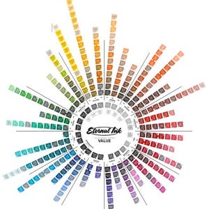 Eternal Tatto Ink Complete Set Procreate Color Pallette Swatches