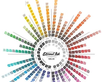 Eternal Tatto Ink Complete Set Procreate Color Pallette Swatches