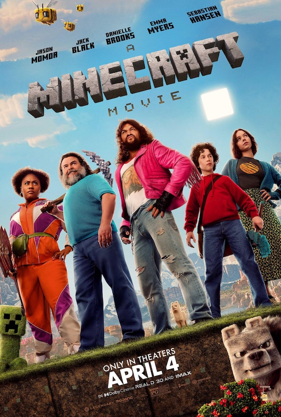 限定版Minecraft映画ポスター2025!! 今すぐダウンロード！いつでも自宅