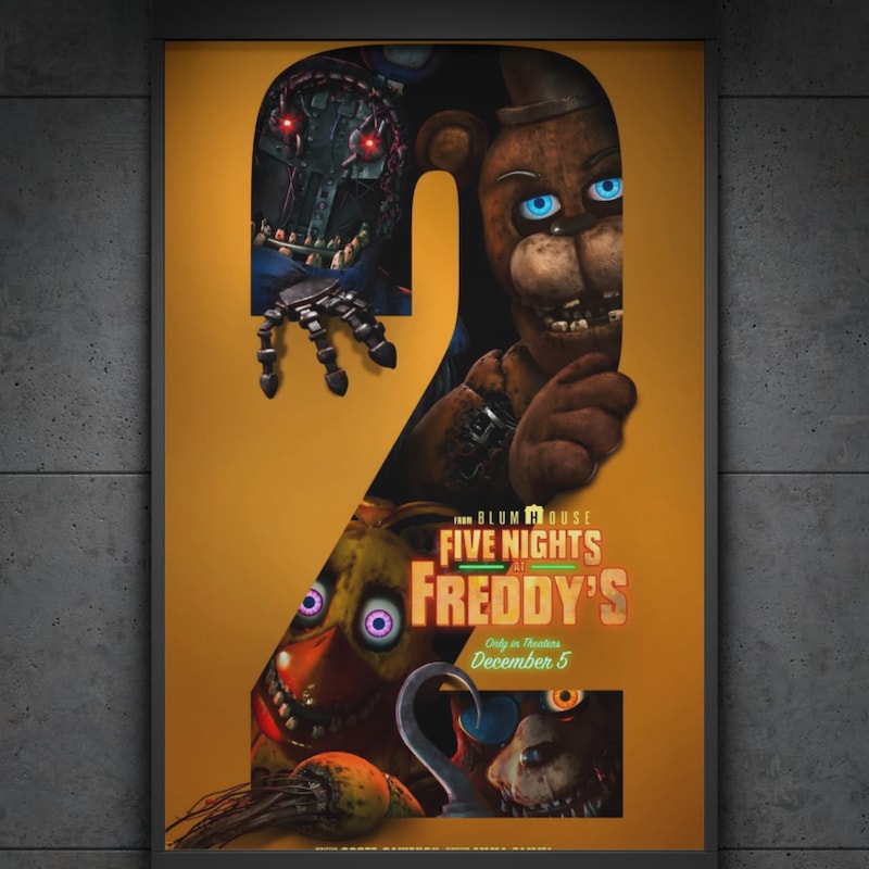 Five Nights at Freddys 2 Poster - Etsy