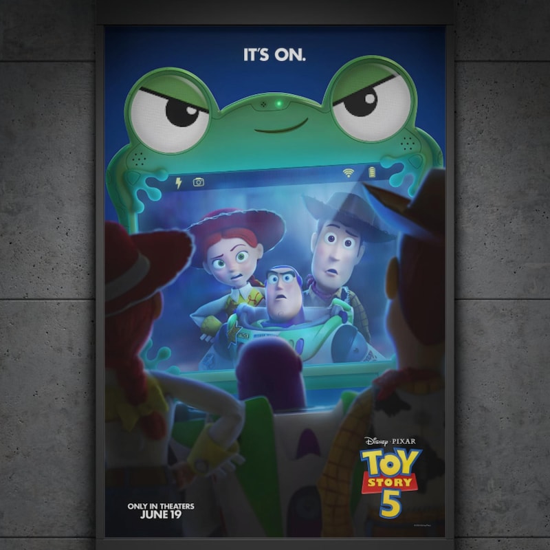 Toy Story 5 Movie Poster Etsy Toy Story 5 Movie Poster Etsy