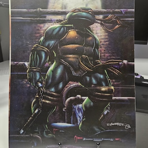 Pósteres lenticulares 3D de las Tortugas Ninja Adolescentes Mutantes TNMT de 15,5 x 12 pulgadas n.° 22