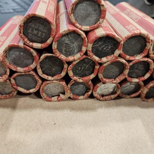 Sealed roll of 1943 Lincoln Steel Cents.