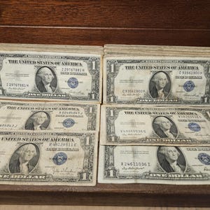 1 Dollar 1935 Silver Certificate circulated US treasury note