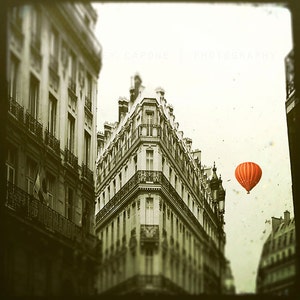 Paris Photography Print | Red Balloon Wall Art