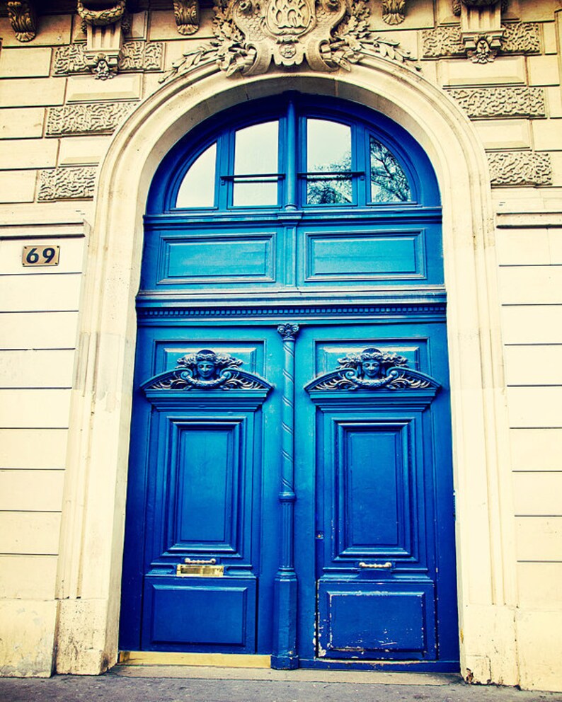 Paris Photography Print Set Parisian Door Wall Art Wall - Etsy