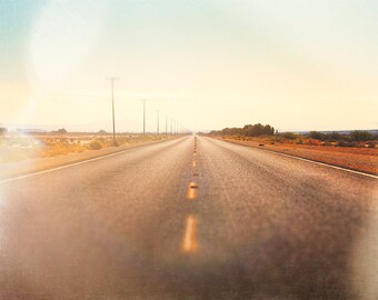 Route 66 Road Photograph | Landscape Wall Art Decor | California Photography