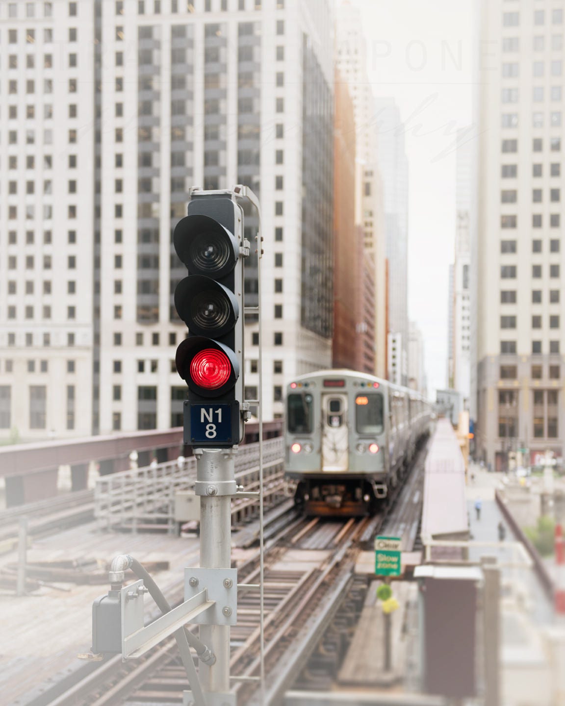 Art & Collectibles Color Photography Skyscrapers El Train Fine Art