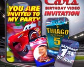 Cars Birthday Video Invitation – Lightning McQueen Animated Digital Party Invite