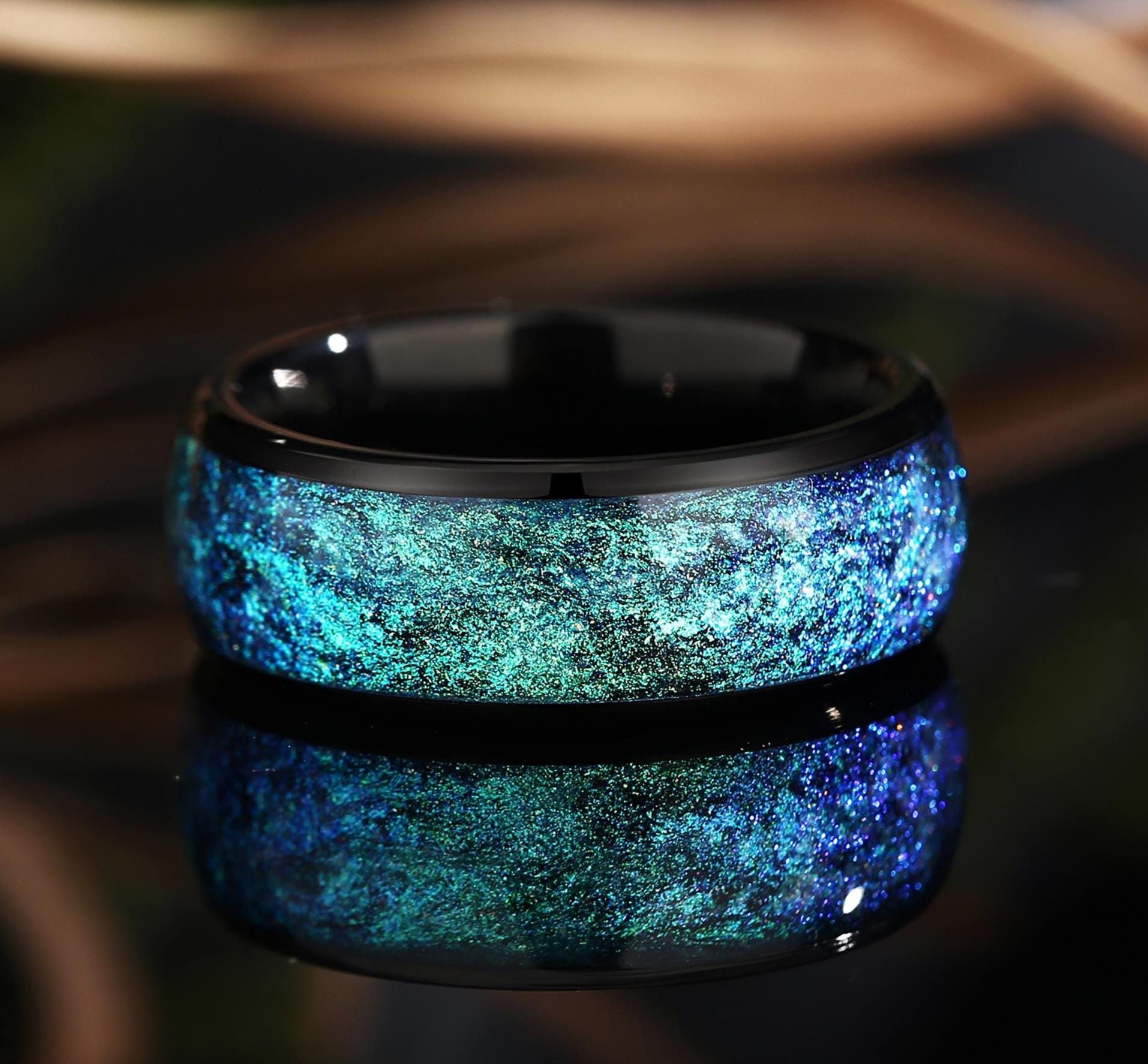 Galaxy Signet Ring - Etsy