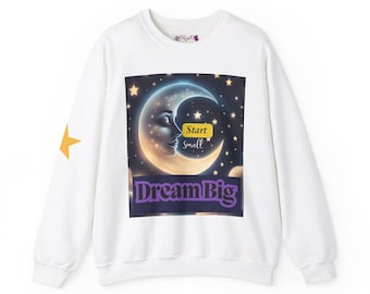 Moon and Stars Sweatshirt: Celestial Galaxy Pullover