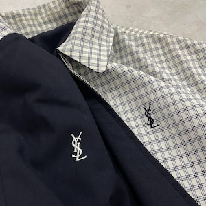 SAINT LAURENT ハリントンジャケット Vintage yves saint laurent harrington jacket - Etsy 日本