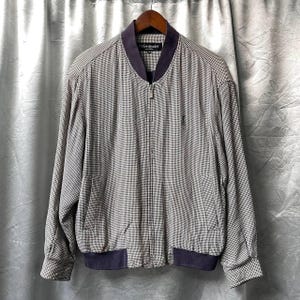 Yves Saint Laurent ヴィンテージ ジャケットブラック ホワイト Vintage yves saint laurent harrington jacket - Etsy 日本