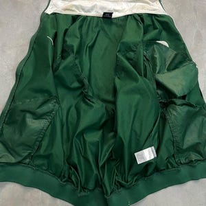 Vintage Nike Michigan State Spartans Windbreaker Green Y2K 2000s Streetwear Sportswear Fit L Jacket image 7