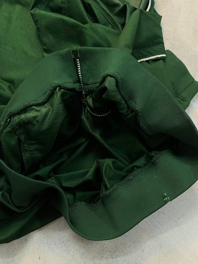 Vintage Nike Michigan State Spartans Windbreaker Green Y2K 2000s Streetwear Sportswear Fit L Jacket image 8