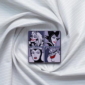 Evil Women Cartoon emaille pins Leuke verjaardagsspelden vrienden