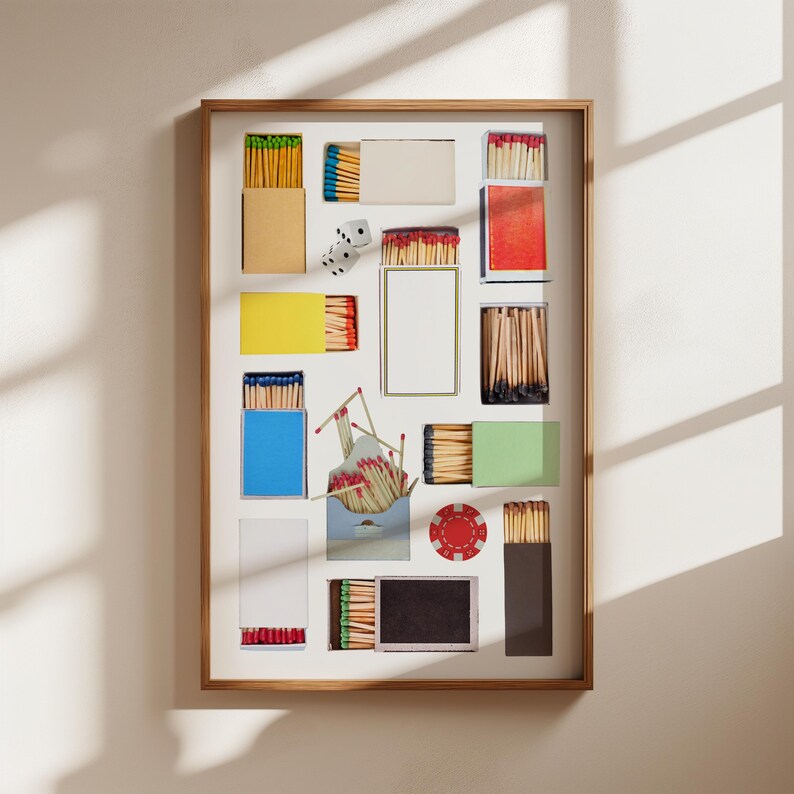 Custom Match Box Print, DIGITAL DOWNLOAD, Custom Wall Art - Etsy