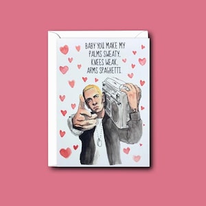 Perdez-vous carte de voeux Saint-Valentin, carte romantique je t'aime, carte Hip Hop, carte de Saint-Valentin, carte pour lui son petit ami petite amie