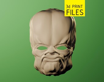 MÁSCARA DE BIG BOSS MAN (MetaLoonatics N.º 01): archivos STL y 3MF para impresión 3D
