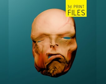 La increíble MÁSCARA del hombre derretido - Archivos STL y 3MF para impresión 3D