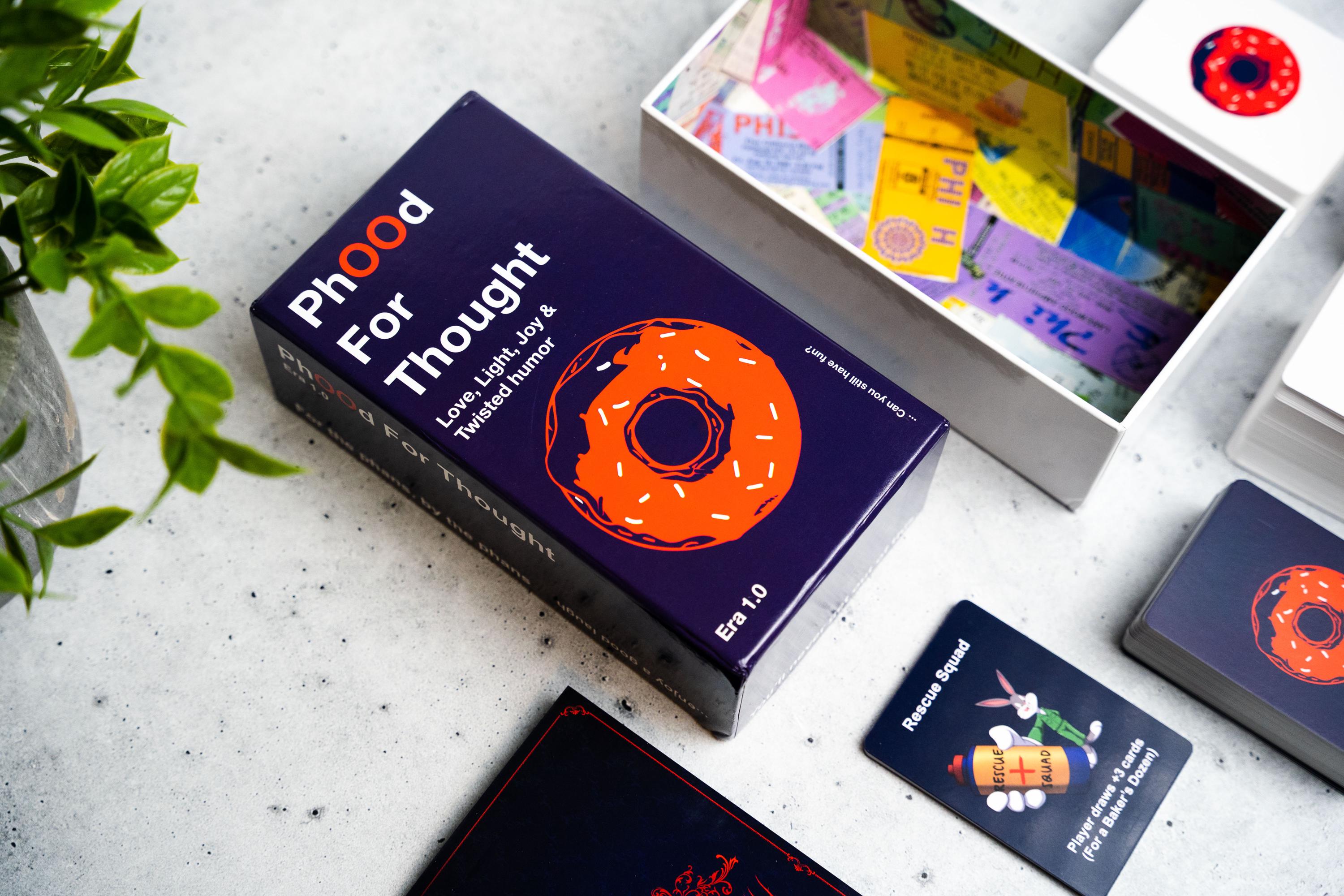 Phood For Thought Phish Game, Phish Cards, Phish Gift, Phish Art, Phan Art, Phish Donuts, Phish Playing Card