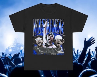 Fischer T-Shirt, DJ Fischer Fan T-Shirt, Unisex aus schwerer Baumwolle, EDM Musik Shirt
