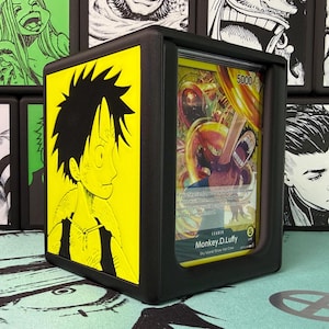 OPTCG Bell Luffy Double Windowed Deck Box | Leader & DON Display | Deck Case