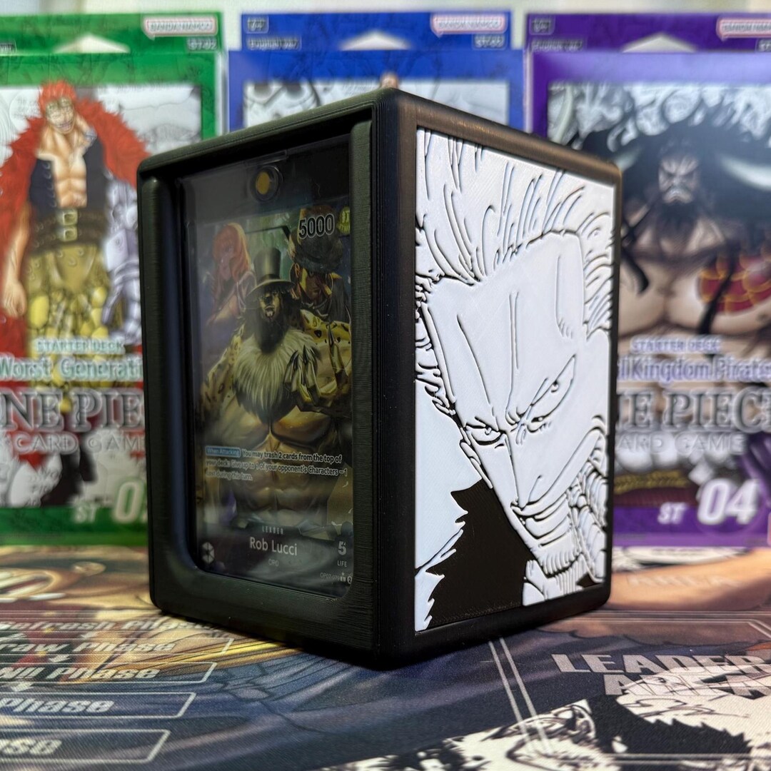 OPTCG WINDOWED Smoker Themed Deck Box | Fits One Touch Magnetic 35pt ...