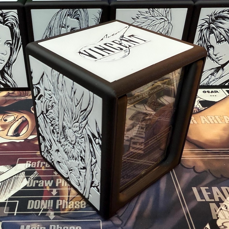 MTG Vincent Themed Hinged Commander Deck Box With Mini Snap!!! - Etsy