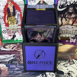 OPTCG DOUBLE WINDOWED Gear 5 Luffy Themed Deck Box!!! afbeelding 9