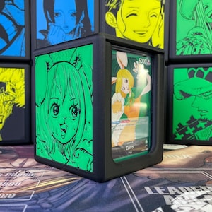 Boîte de rangement OPTCG DOUBLE FENÊTRE sur le thème des carottes !!!
