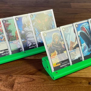 Support magnétique pour cartes du JCC avec compartiments pour dés pour OPTCG, MTG, Lorcana et Pokémon !