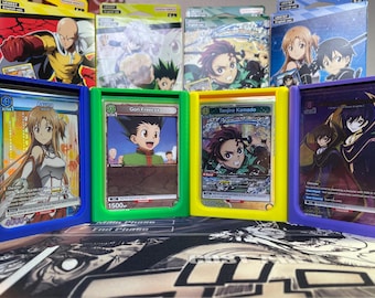Union Arena Tcg AFFORDABLE DOUBLE WINDOWED Magnetic Display Deck Box!